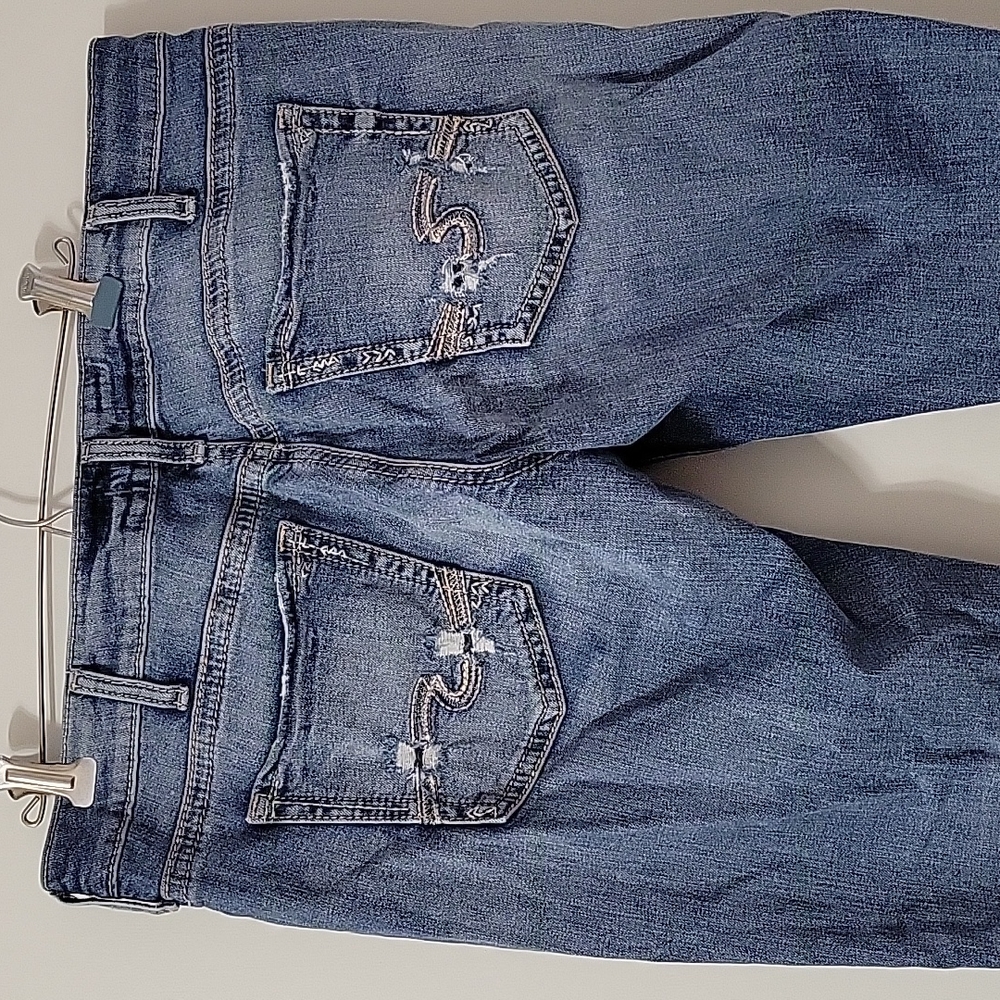 Silver boyfriend jeans size 32